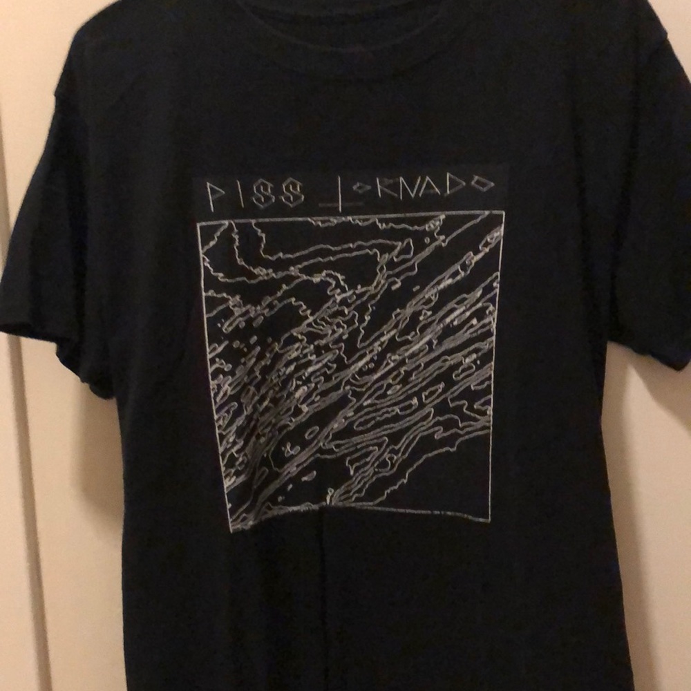 Piss Tornado “No Music Fuck You” tee